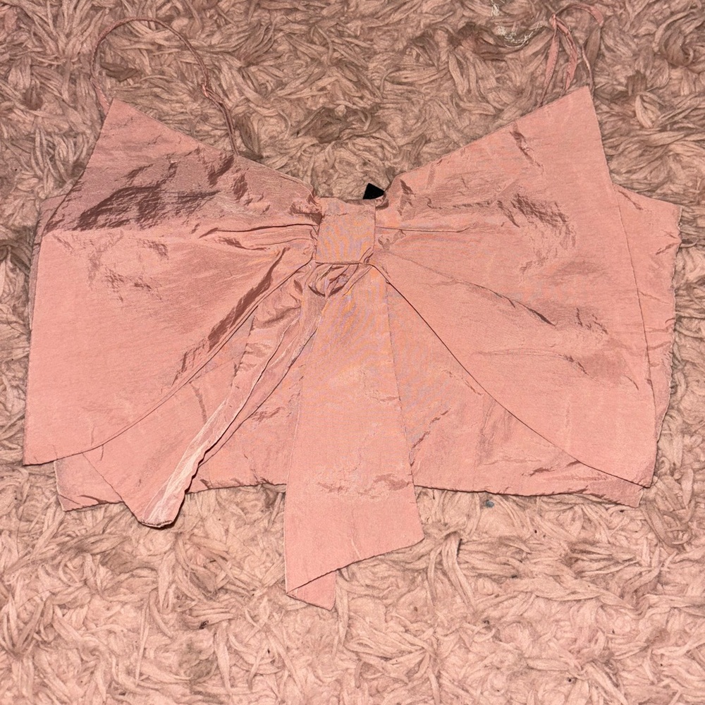 Divided. XS Pink bow top